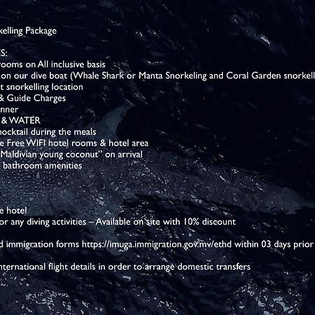 Boutique Beach All Inclusive Diving Hotel Dhigurah  Exteriör bild